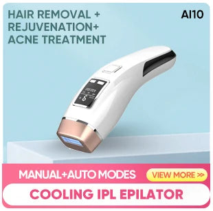 Updated Laser Hair Removal 2in1 Replaceable Lamp Rejuvenation Permanent Painless Hair Removal Bikini Trimmer IPL Epilator Device