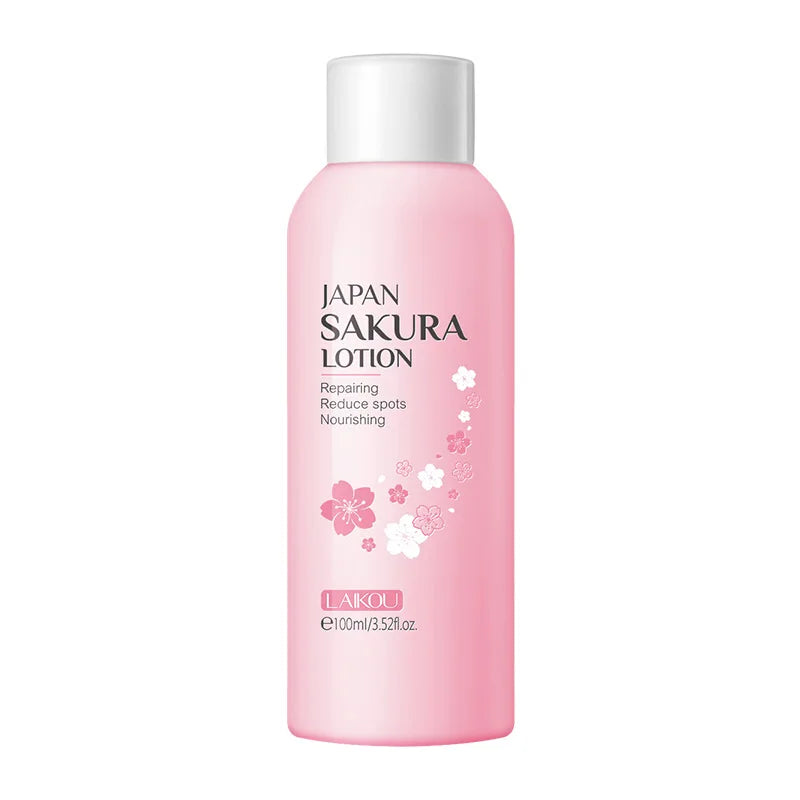 LAIKOU Sakura Face lotion Moisturizing Essence Moisturizing Shrink Pores Repairing Emulsion Facial Skin Care Products