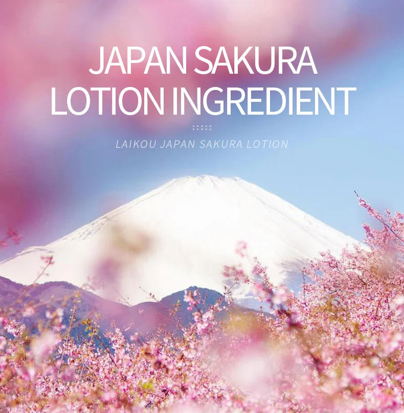 LAIKOU Sakura Face lotion Moisturizing Essence Moisturizing Shrink Pores Repairing Emulsion Facial Skin Care Products