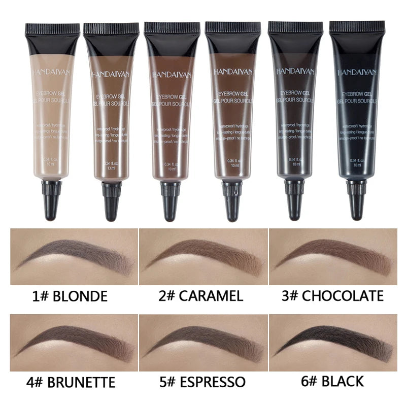 Pro Eyebrow Cream Gel Makeup Eyebrow Tattoo Pen Tint Long Lasting Waterproof Henna Eyebrow Gel cejas maquillaje