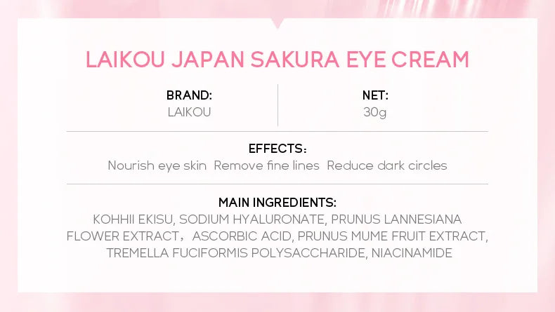 Face Skin Care Set Cherry Blossom Essence Moisturizing Collagen Eye Cream Exfoliating Gel Cleanser Lip Mask Beauty Makeup Set