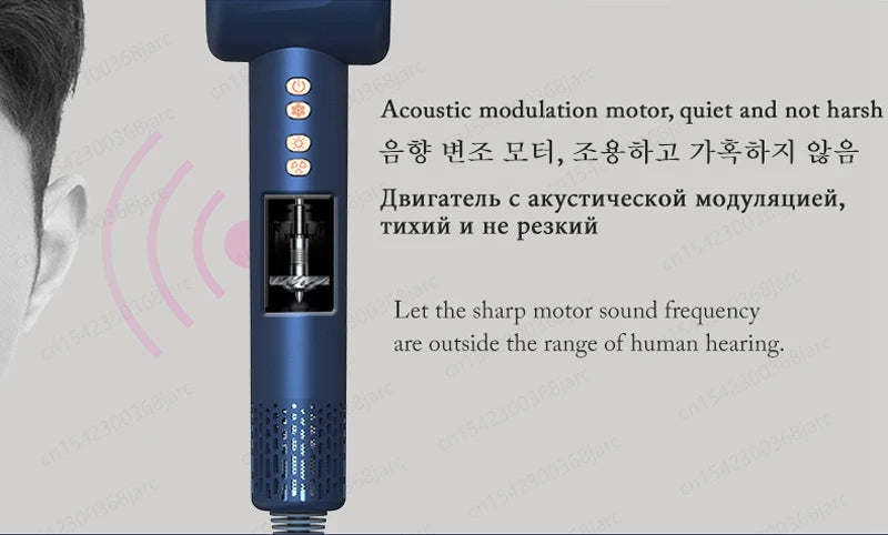 Professional Super Hair Dryer Negative Ion Quick Dry Leafless Hair dryers Salon Home Appliances Constant Temperature Hair Care