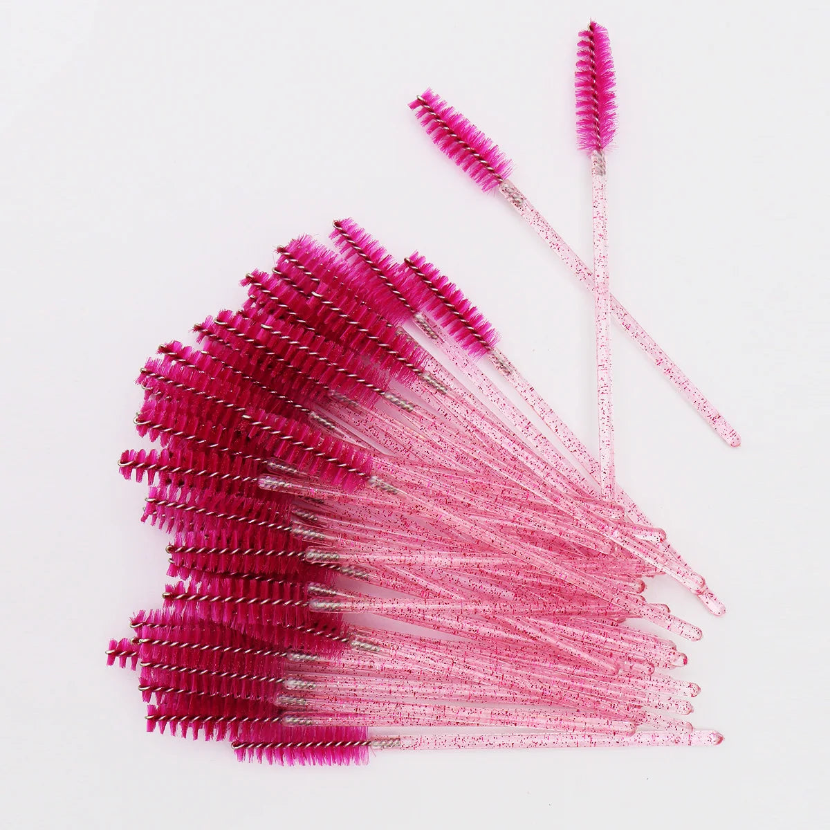 50Pcs Crystal Eyelashes Brush Comb Disposable Eye Lashes Extension Mascara Wands Makeup Professional Makeup Beauty Tool