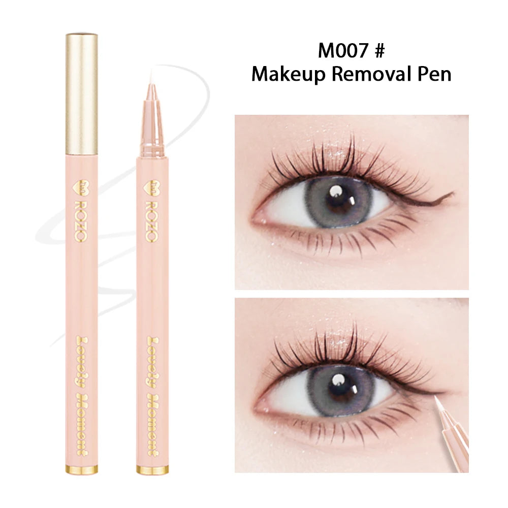 Ultra-fine Liquid Eyeliner Diamond Glitter Eyeshadow Makeup Black Brown Lasting Waterproof Fast Dry Eye Liner Pencil Cosmetic