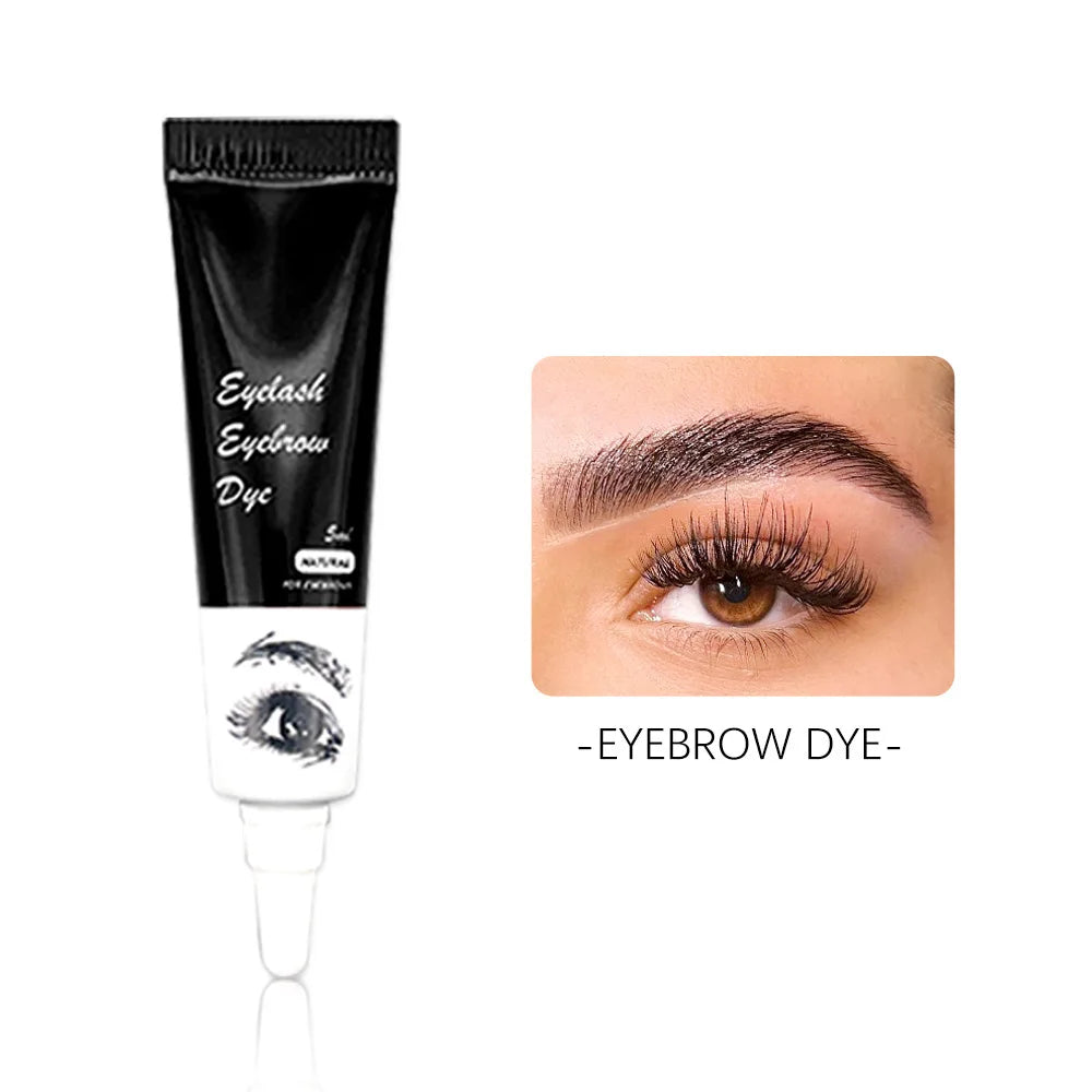 Professional Henna Eyelash Eyebrow Dye Tint 15-minute Fast Tint Easy Dye Gel Eyelash Brown Black Color Tint Kit Eyebrow Make Up