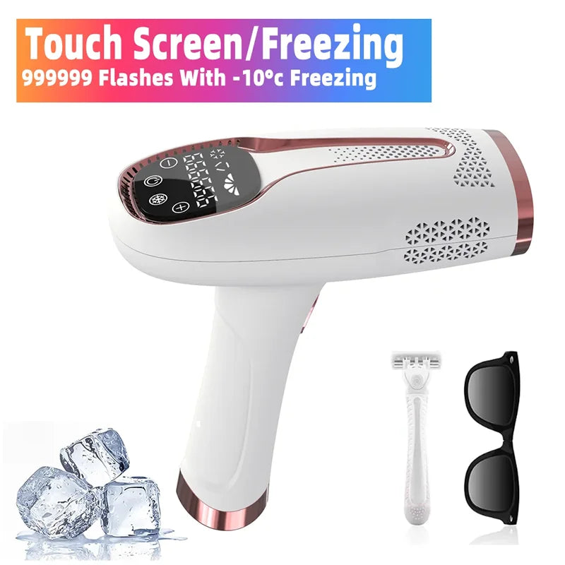 999999 Flashes 3-in-1 IPL Laser Epilator for Women Home Use Devices Electric Hair Removal Painless Machine Bikini Dropshipping