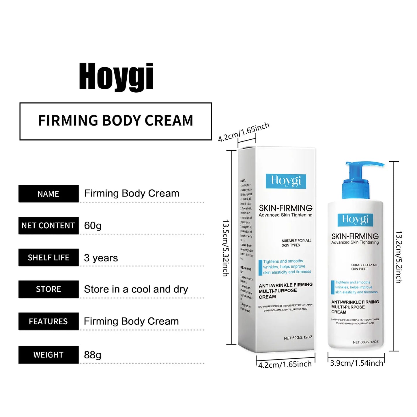 Body Firming Cream Tightening Increase Elasticity Improve Sagging Skin Lotion Nourishing Moisturizing Brighten Lifting Skin Care