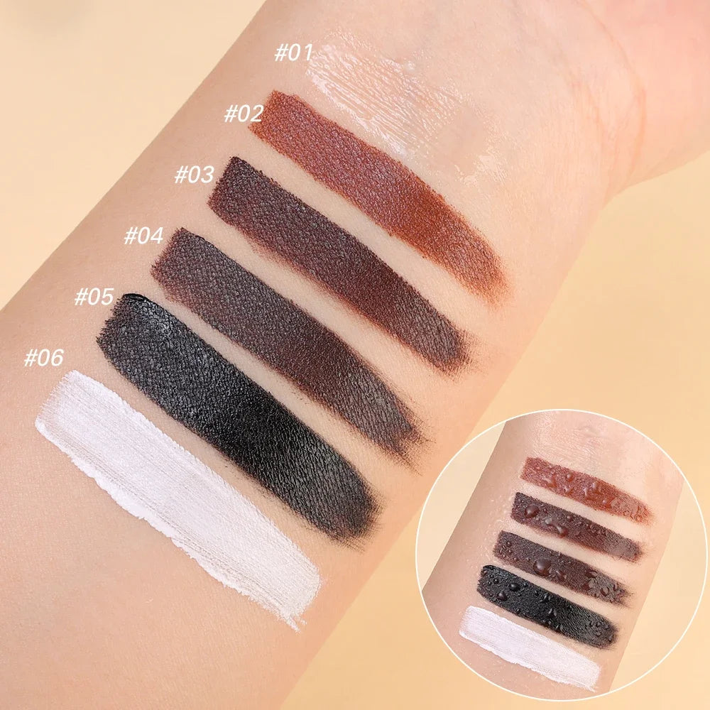 Matte Brown Black Wild Eyebrow Cream 3D Natural Tint Eyebrow Enhancers Gel Wax Waterproof Lasting Eye Makeup Cosmetic Tools