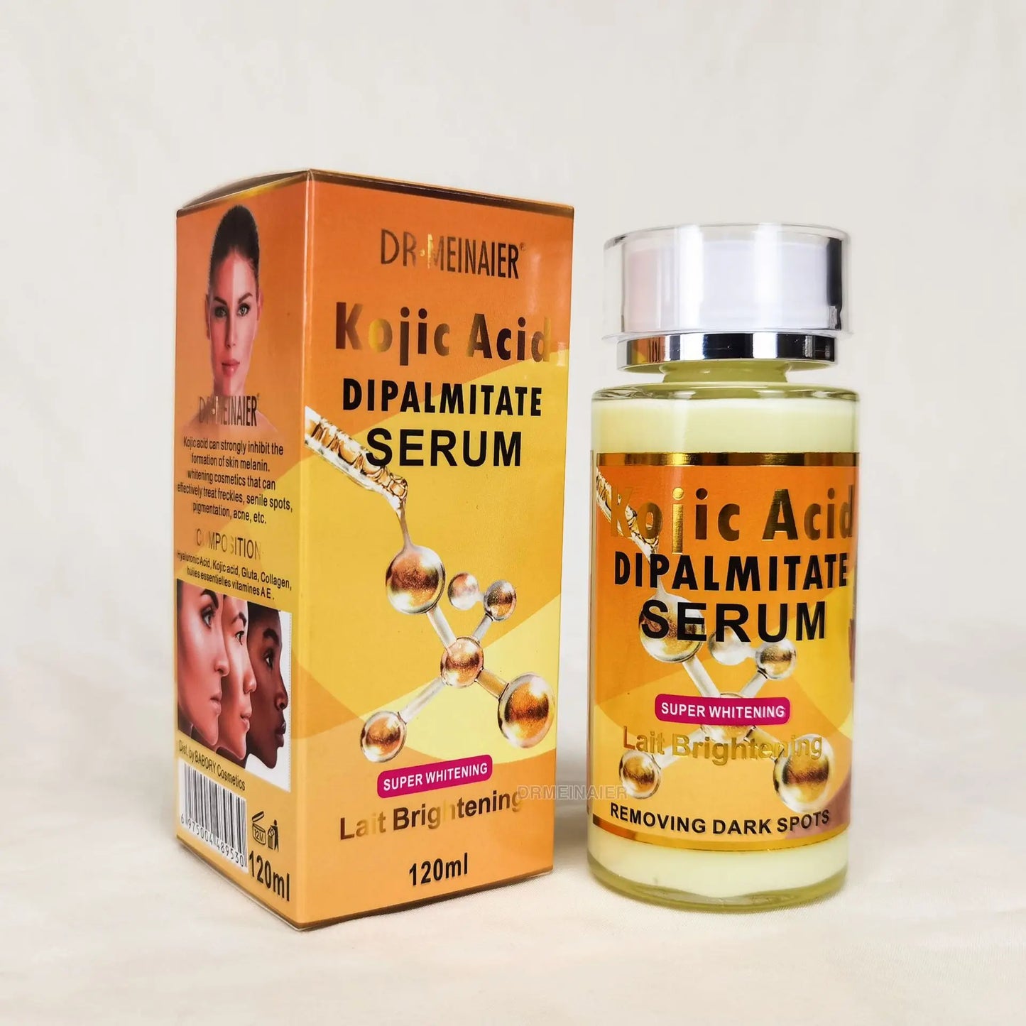 120ml 99% Vitamin C Serum Oil Facial Serum AHA Kojic Acid glutathione Facial skin brightening