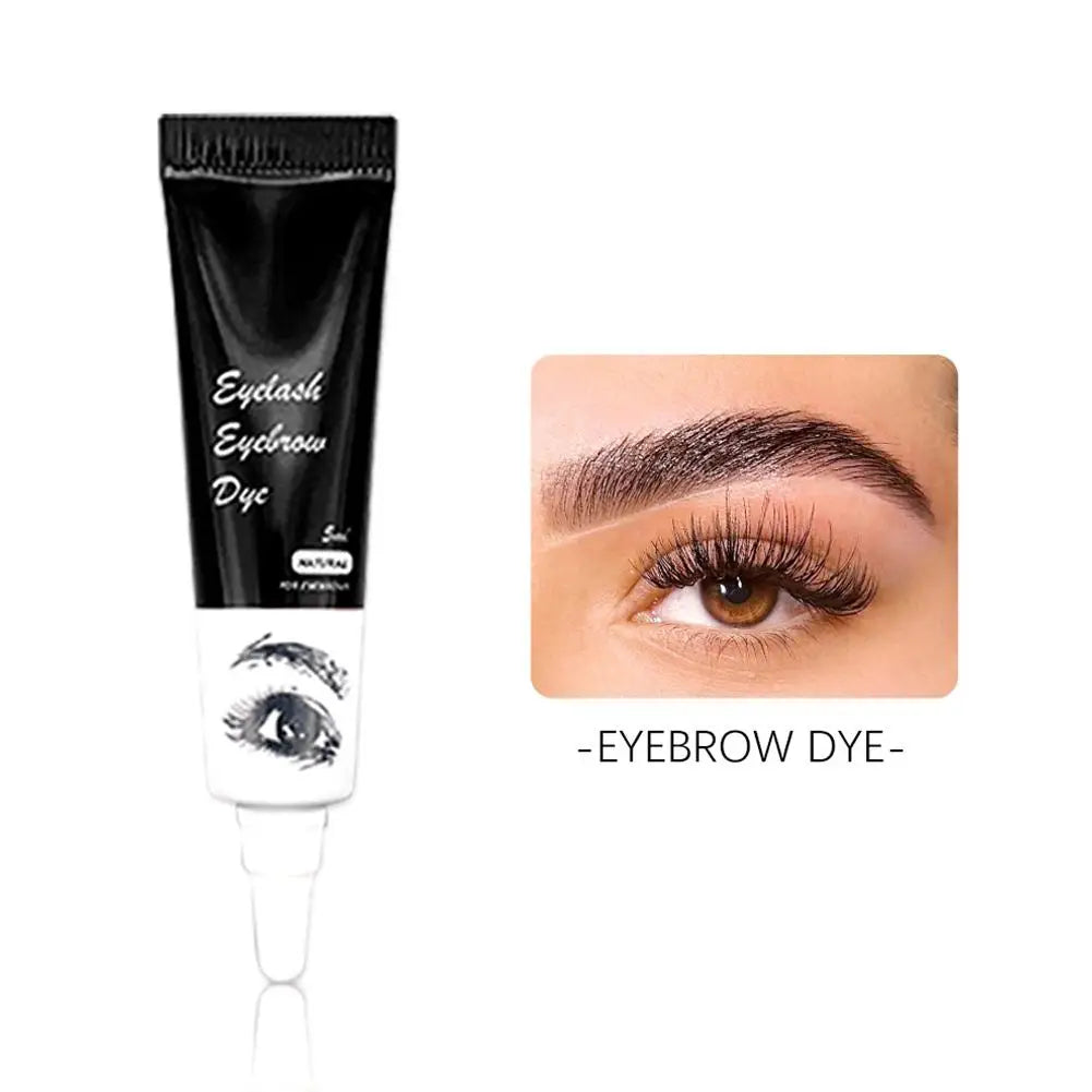 Professional Henna Eyelash Eyebrow Dye Tint 15-minute Fast Tint Easy Dye Gel Eyelash Brown Black Color Tint Kit Eyebrow Make Up