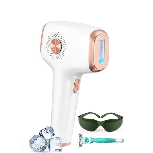 INNZA Hair Removal with Ice Cooling Care Function for Women Permanent,999,999 Flashes Painless IPL Hair Remover Device