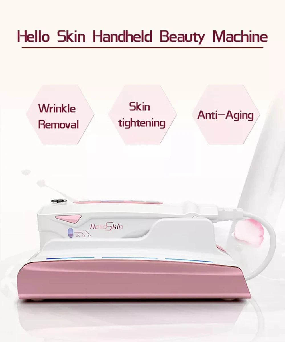 MINI Anti-aging Facial Massager Skin Rejuvenation Wrinkle Remove Skin Care Ultrasonic Beauty Health Face Lifting Machine