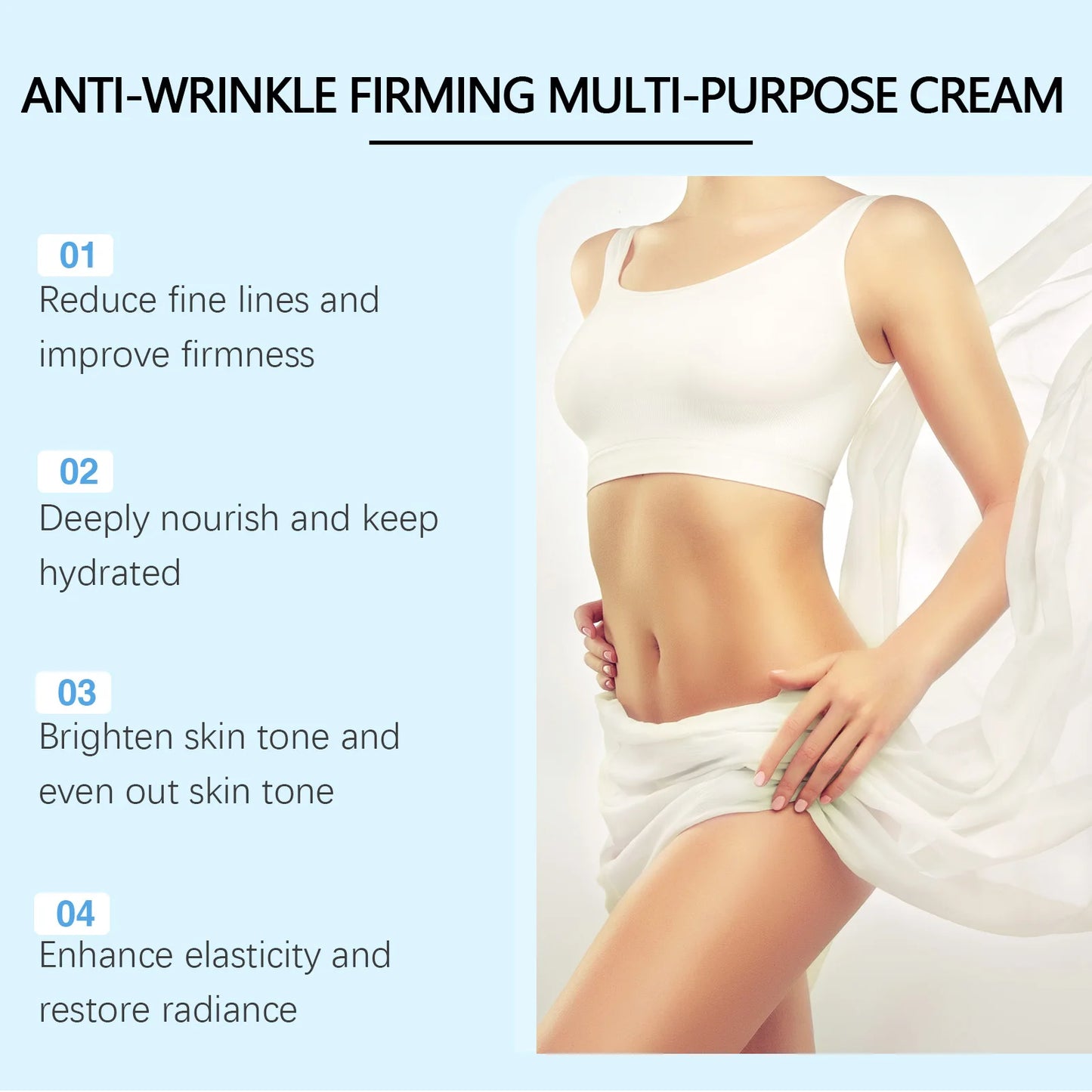 Body Firming Cream Tightening Increase Elasticity Improve Sagging Skin Lotion Nourishing Moisturizing Brighten Lifting Skin Care