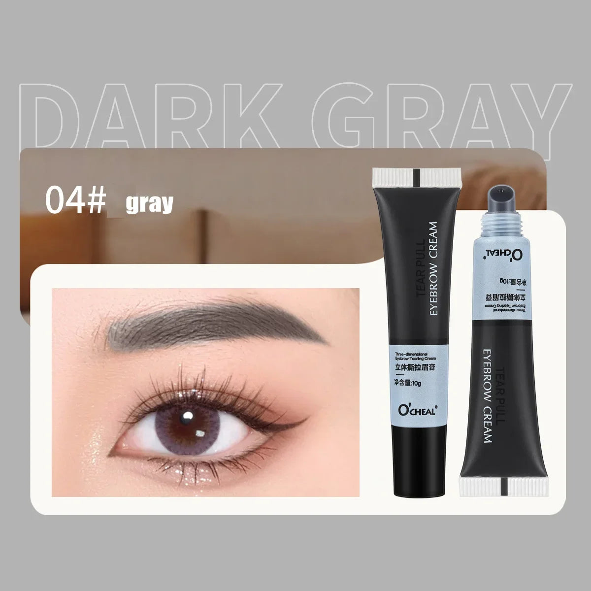 15-Minute Fast Henna Eyelash Eyebrow Dye Tint Professional Easy Dye Gel Eyelash Brown Black Color Tint Cream Kit Eyebrows Suit