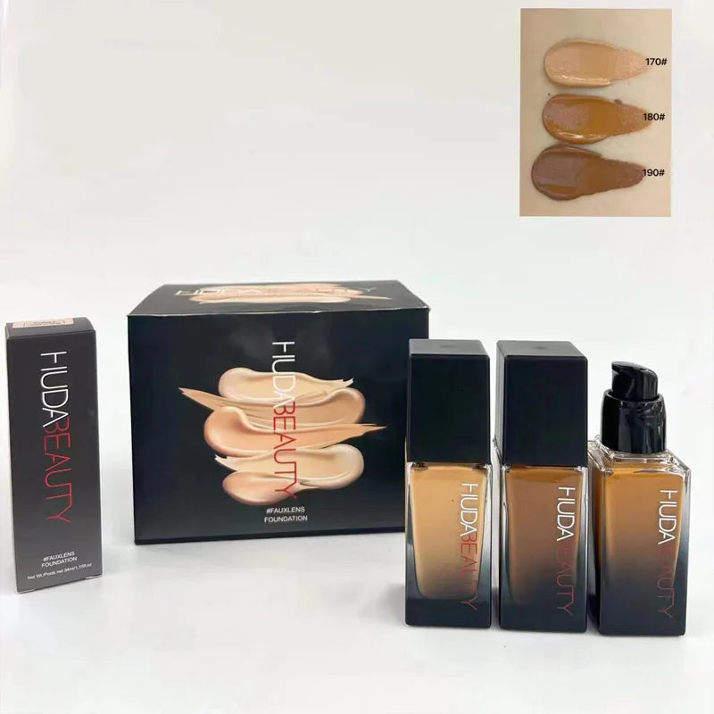 34 мл HUDA Flawless Liquid Foundation Матовий консилер Поживний стійкий макіяж обличчя Приховані пори Повітропроникна косметика