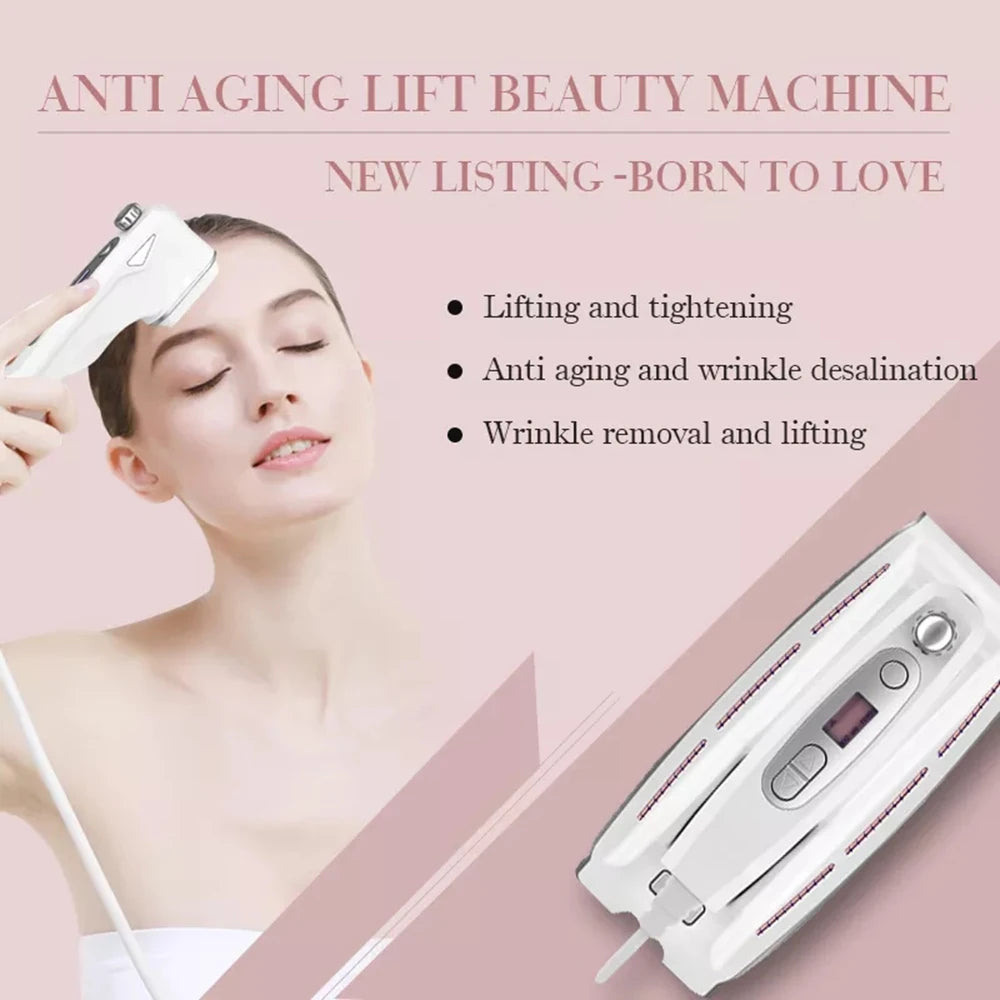 MINI Anti-aging Facial Massager Skin Rejuvenation Wrinkle Remove Skin Care Ultrasonic Beauty Health Face Lifting Machine