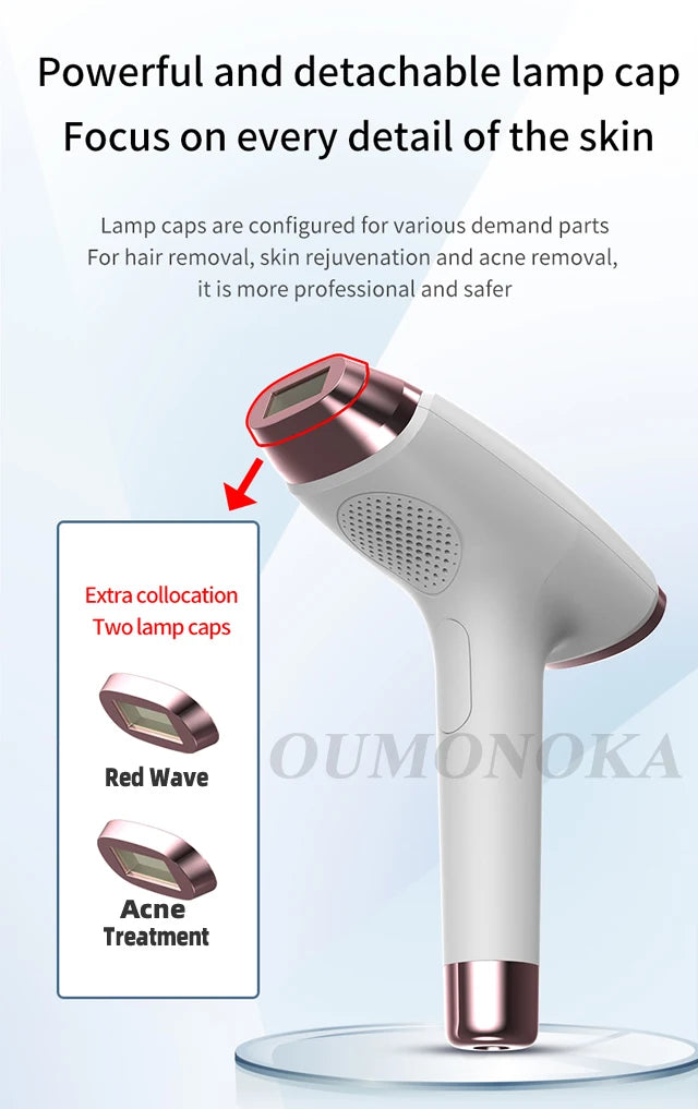 999999 Flashes 3-in-1 IPL Laser Epilator for Women Home Use Devices Electric Hair Removal Painless Machine Bikini Dropshipping