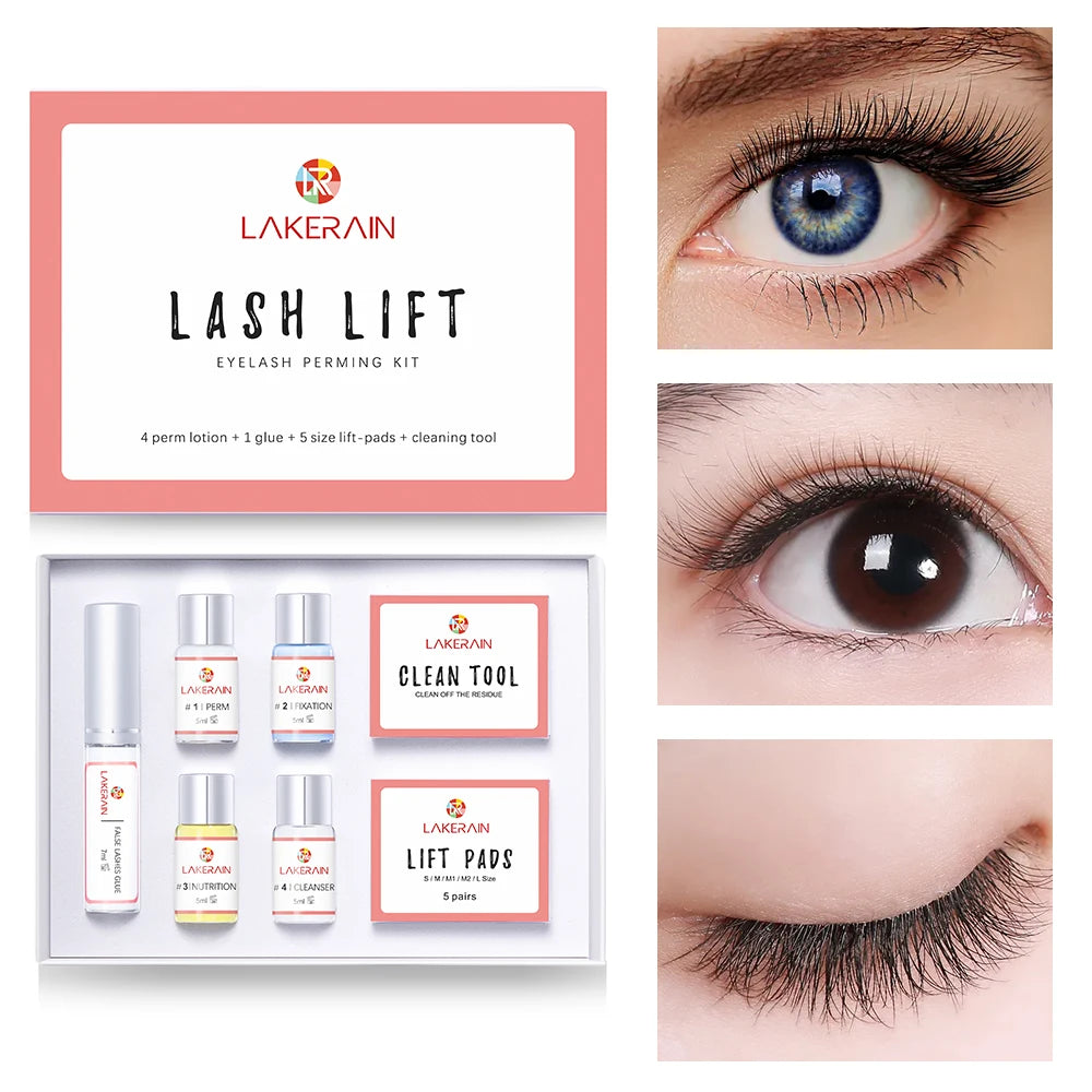 New Lash Lift Kit Long Lasting Eyelash Lifting Perming Lotion Fixation Glue Curly Lasher Beauty Salon Home Use Pro Kit