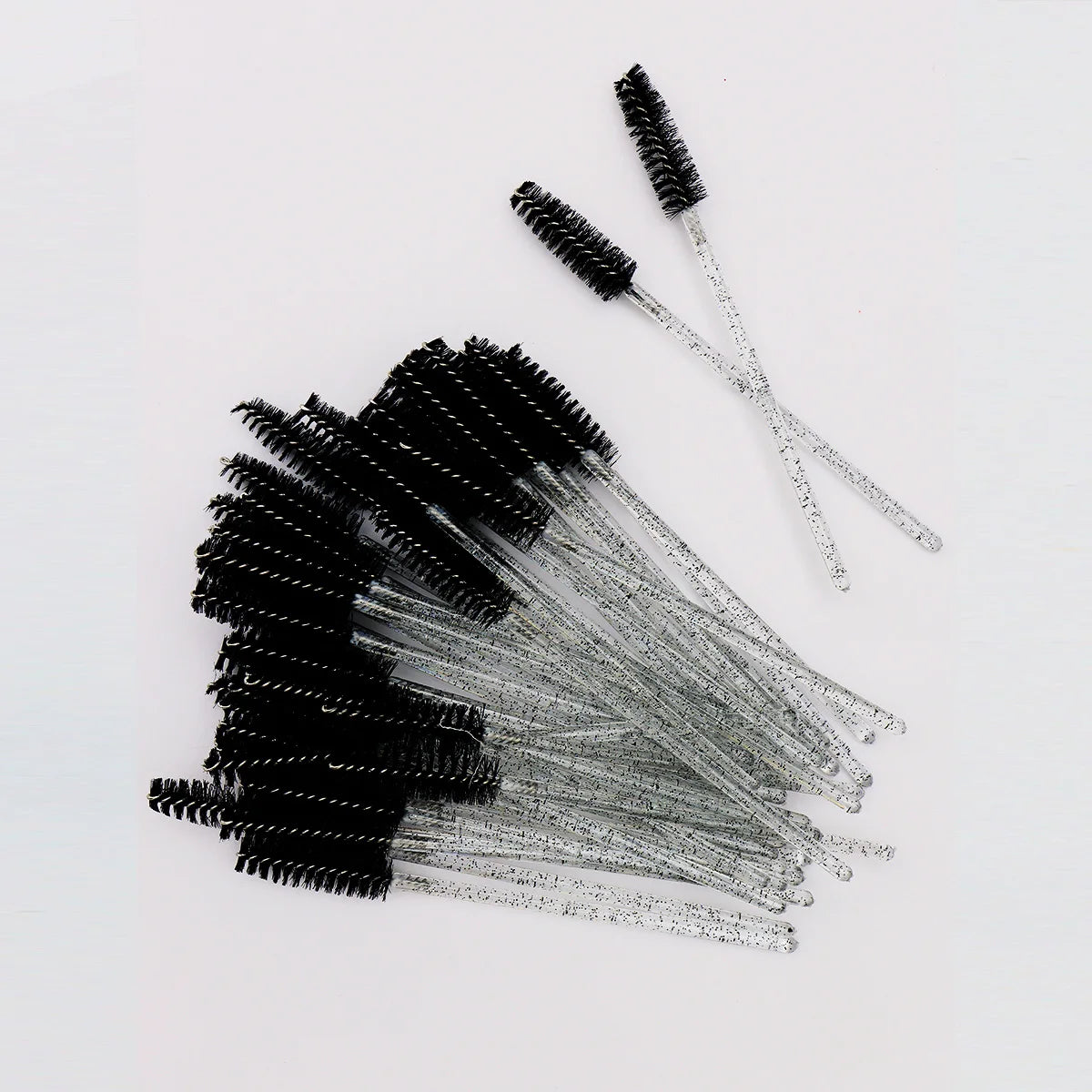 50Pcs Crystal Eyelashes Brush Comb Disposable Eye Lashes Extension Mascara Wands Makeup Professional Makeup Beauty Tool