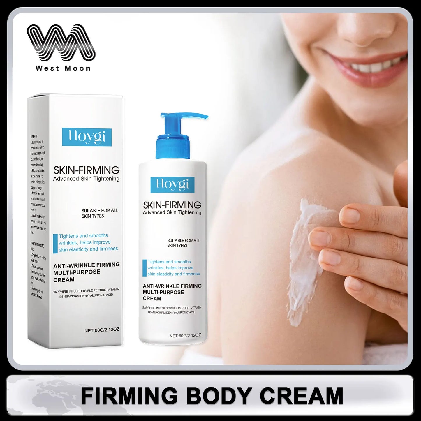 Body Firming Cream Tightening Increase Elasticity Improve Sagging Skin Lotion Nourishing Moisturizing Brighten Lifting Skin Care