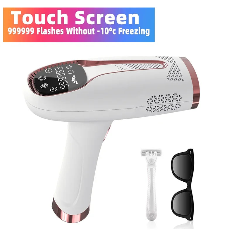 999999 Flashes 3-in-1 IPL Laser Epilator for Women Home Use Devices Electric Hair Removal Painless Machine Bikini Dropshipping