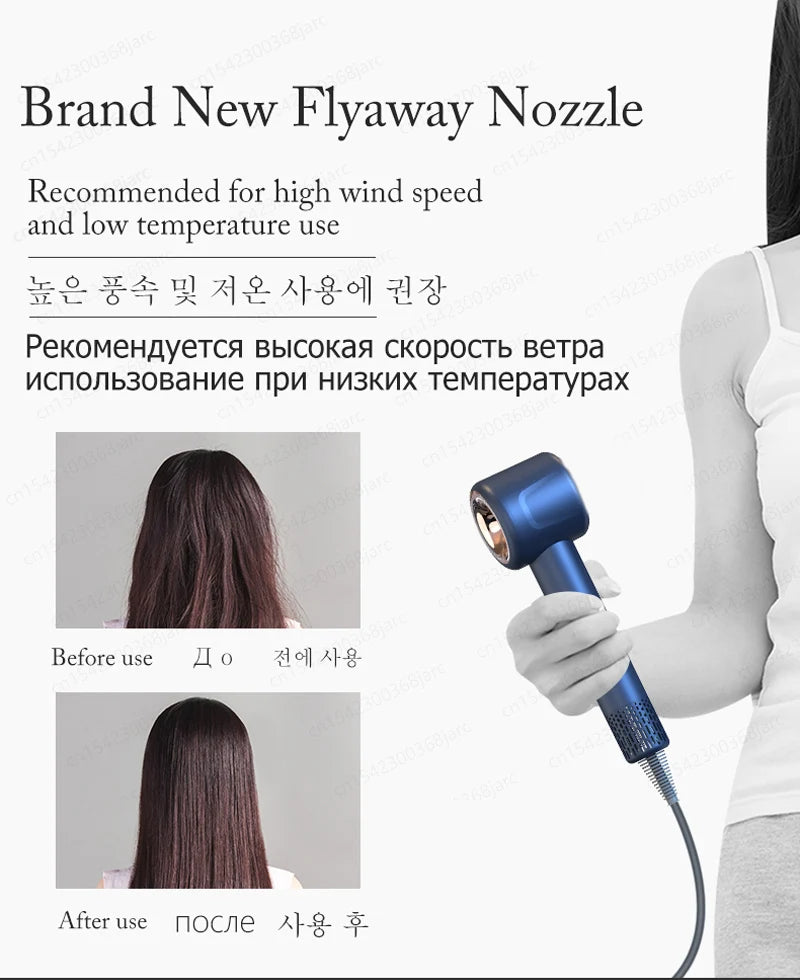 Professional Super Hair Dryer Negative Ion Quick Dry Leafless Hair dryers Salon Home Appliances Constant Temperature Hair Care